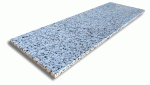 Parapet granitowy polerowany New Bianco 122x30x2 cm