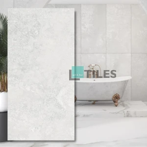 Gres Cement Albira White Carving  120x60  9mm