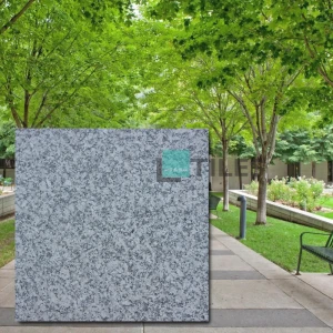 Płyta drogowa granitowa szara płomieniowana Bianco Sardo G602 60x60x6 cm