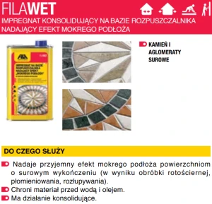 Fila Wet - impregnat z efektem mokrej podłogi, ochrona przed plamami_3.webp
