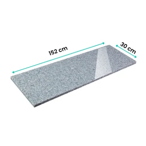 Parapet granitowy szary polerowany G603 152x30x2 cm.webp