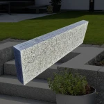 Obrzeże granitowe 8x25 80-120 cm góra płomień