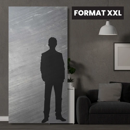 Fornir kamienny Line Black 122x244x0,2 cm