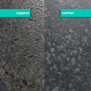 Płytka granitowa szczotkowana Steel Grey leather 61x30,5x1 cm