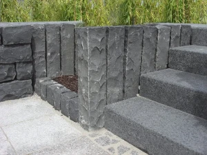 Ogrodowa Palisada Granitowa Łupana G690 Bazalt Black