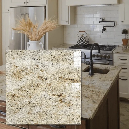 Płytka granitowa Colonial Gold Polerowana 60x60x1,5 cm