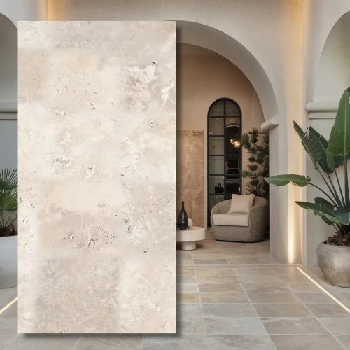 Trawertyn Super Light Szlifowany Bębnowany 61x40,6x1,2 cm 1