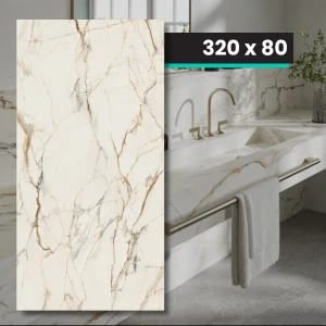 Spiek Kwarcowy TRI-D Passion White Soft 320x80x2 cm 1