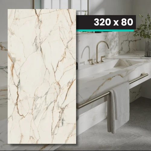 Spiek Kwarcowy TRI-D Passion White Soft 320x80x2 cm 1