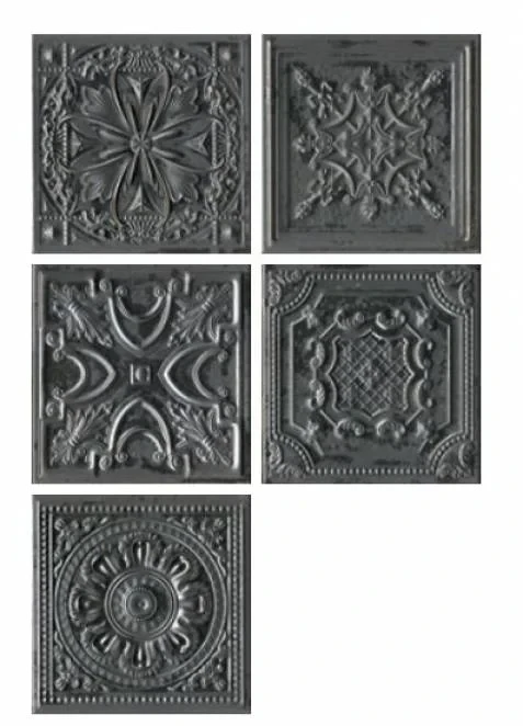 Płytka Ścienna Gatsby Lead Tin 20x20x0,7 cm