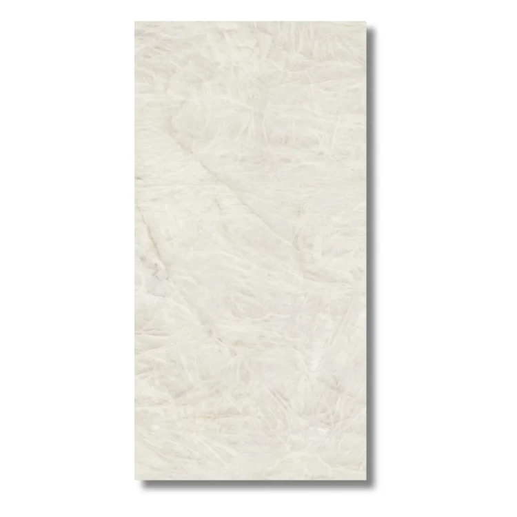 Spiek kwarcowy Crystal White Polerowany 320x160x0,6 cm