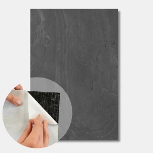 Fornir kamienny Black Slate 122x61x0,2 cm Samoprzylepny