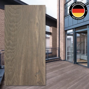 Gres tarasowy 20mm drewnopodobny Monreal Brown 120x40x2 cm