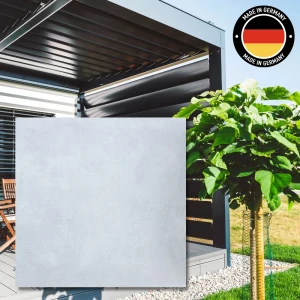 Gres 20mm Works Light Grey 60x60x2 cm  