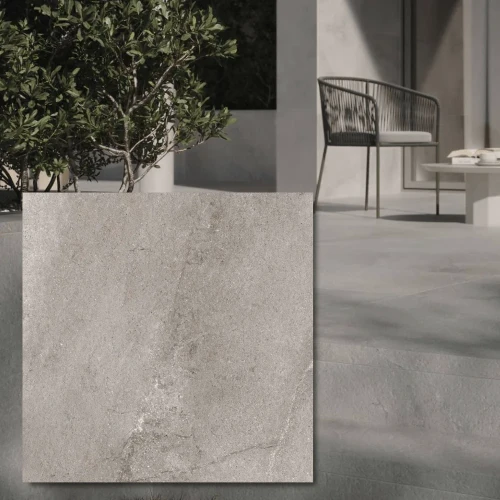 Płytka gresowa Native Stone Mystic Grey R10 Natural Plus 60x60x0,8 cm