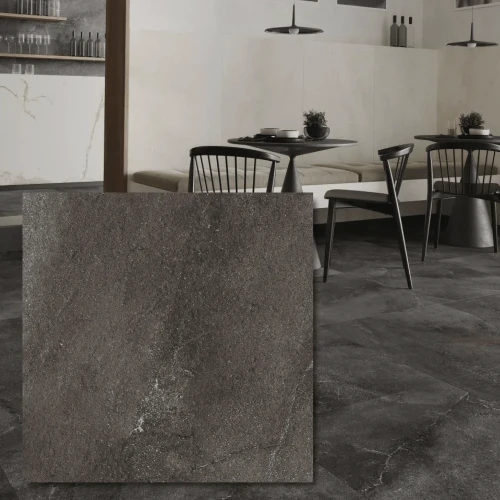 Płytka gresowa Native Stone Mineral Black R10 Natural Plus 60x60x0,8 cm