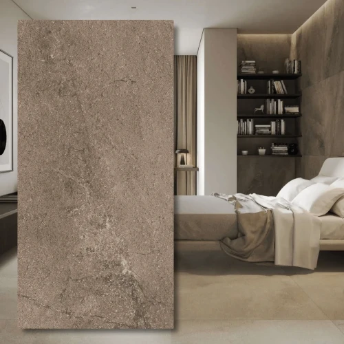 Płytka gresowa Native Stone Authentic Brown R10 Natural Plus 120x60x0,8 cm