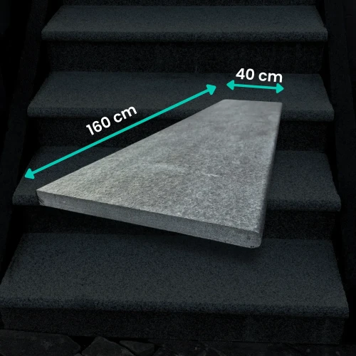 Stopnica Płomieniowana G690 Bazalt polerowana bullnose 160x40x3 cm  (3).webp