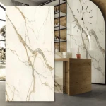 Spiek kwarcowy Atlas Plan Calacatta Imperiale 324x159x2 cm