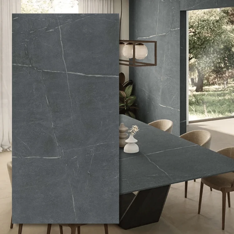 Spiek kwarcowy Atlas Plan Natura-Body Tech Soapstone Dark 324x162x1,2 cm