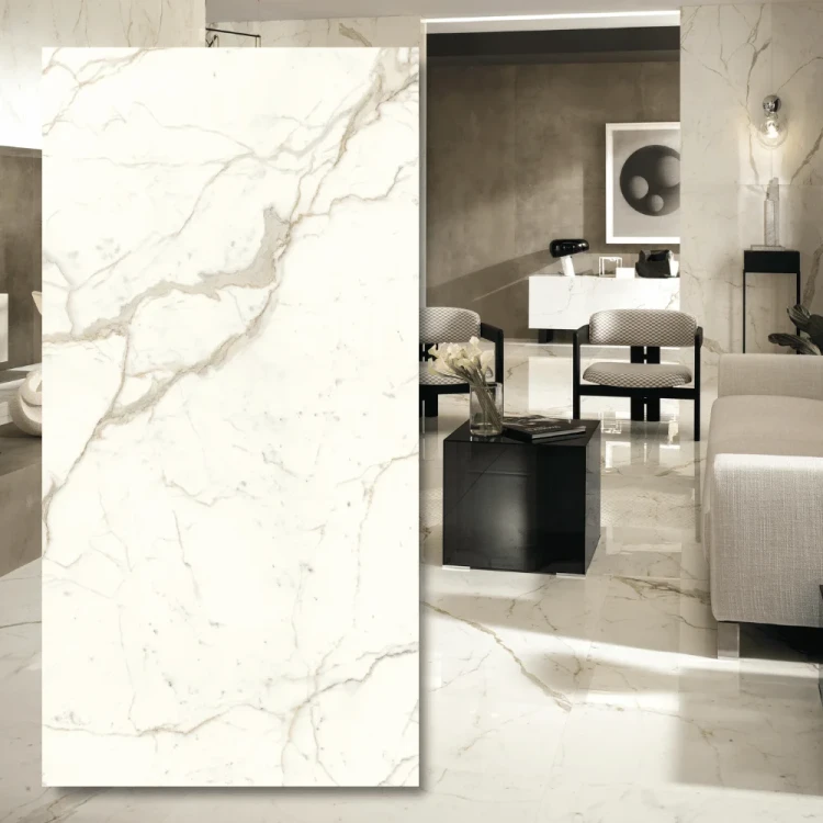 Spiek Kwarcowy 6mm Calacatta Prestigio 320x160 cm