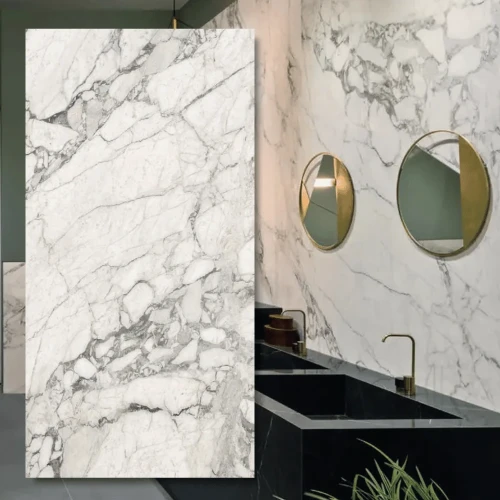 Spiek kwarcowy Grande Marazzi Calacatta Extra Lux 320x160x0,6 cm