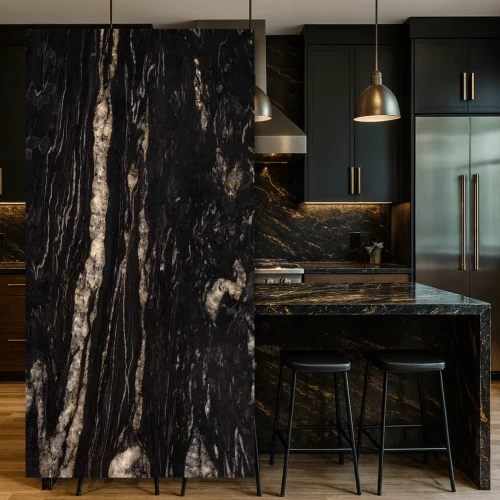 Granit Brazylijski Cosmic Soft Poler - Slab 324x162x2 cm