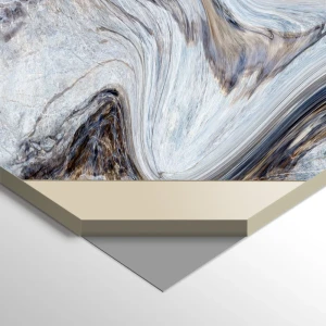 Płyta Węglowa WPC Blue Art Błyszcząca 280x112x0,8 cm