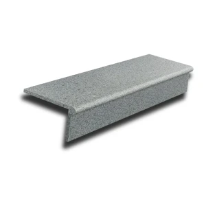 Zestaw Stopnica - Stopień + Podstopień Granitowy Dark Grey G654 NEW Bullnose 120x35x2 / 120x15x2
