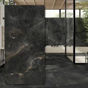 Wielkoformatowa płytka Black Aion 300x150x0,6 cm