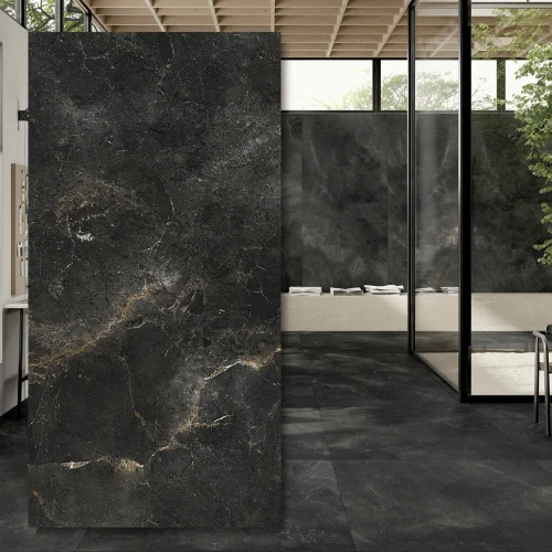 Wielkoformatowa płytka Black Aion 300x150x0,6 cm