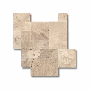 Trawertyn 12mm Classic Mix French Pattern 1kpl=0,742m2 | Komplet Rzymski