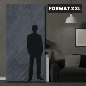 Fornir kamienny Line Black XXL 122x280x0,2 cm