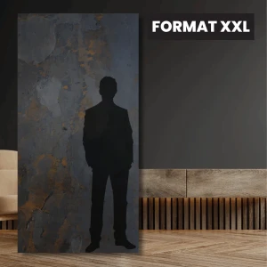 Fornir Kamienny Slate Black Gold Line XXL 122x244x0,2 cm