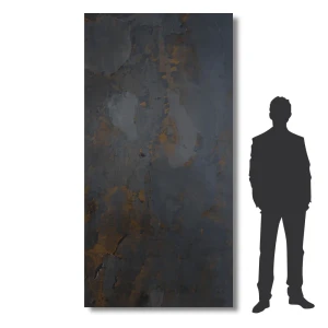 Fornir Kamienny Slate Black Gold Line XXL 122x244x0,2 cm