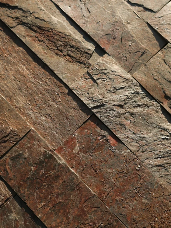 Kamień elewacyjny-dekoracyjny kwarcytowy Copper Brick 10x30