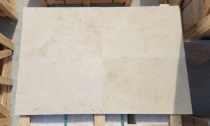 Trawertyn Light Premium Bębnowany 40,6x61x1,2 cm