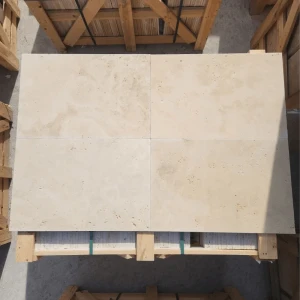 Trawertyn 12mm Light Premium Bębnowany French Pattern 1kpl=0,742m2 | Komplet Rzymski