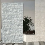 Kamień elewacyjny-dekoracyjny marmur Pure White Stackstone 10x36 cm