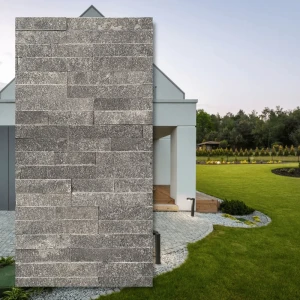 Kamień elewacyjny-dekoracyjny marmur Pure Grey Stackstone 10x36 cm
