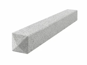 Palisada Słup Granitowy Płomieniowany G602-Wizualizacja wygenerowana przy użyciu AI