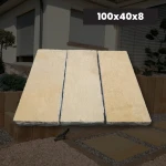 Palisada | Obrzeże Wapienne Tandur Yellow Limestone 100x40x8 cm