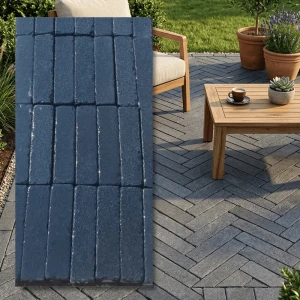 Kostka brukowa Kadappa Black Limestone Bębnowany 5x20x5 cm PRZEDSPRZEDAŻ!