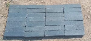 Kamień Wapień Kadappa Black Limestone Bębnowany 5x20x5 cm PRZEDSPRZEDAŻ!