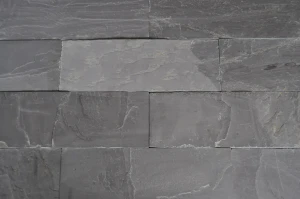 Kamień elewacyjny-dekoracyjny Łupek Black Slate Naturalny 30x60x1 cm
