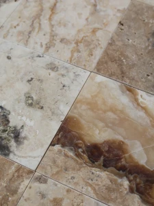 Trawertyn Philadelphia Niewypełniony Szlif Bębnowany 20,3x20,3x1,2 cm