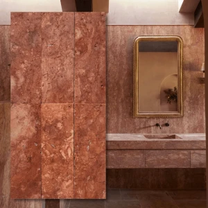 Trawertyn Pink Bębnowany 10x30,5x1 cm