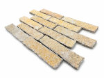 Kamień elewacyjny Tandur Yellow Limestone Natural t/h 7x30x2 cm