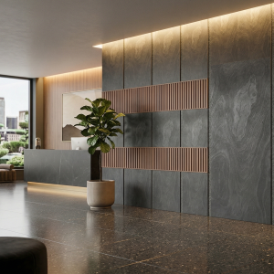 Fornir Kamienny Black Slate XXL 122x280x0,2cm