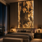  Fornir Kamienny Autumn Rustic XXL 122x280x0,2 cm Transparentny